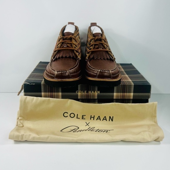 Cole Haan x Pendleton American Classics Leather Chukka Boots Men’s Size 9 main image 8